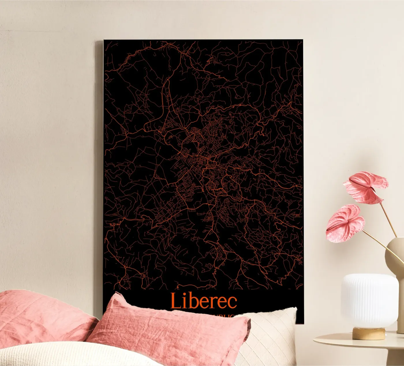 Liberec toile de MiMap