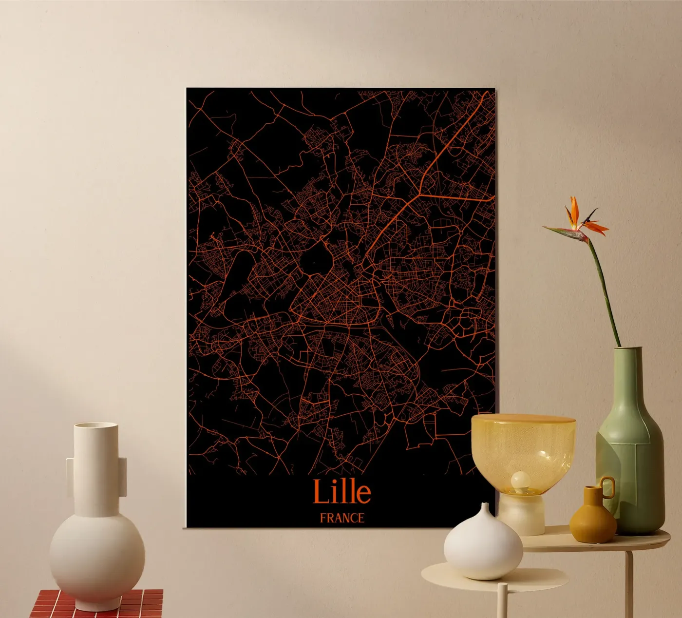 Lille poster by MiMap