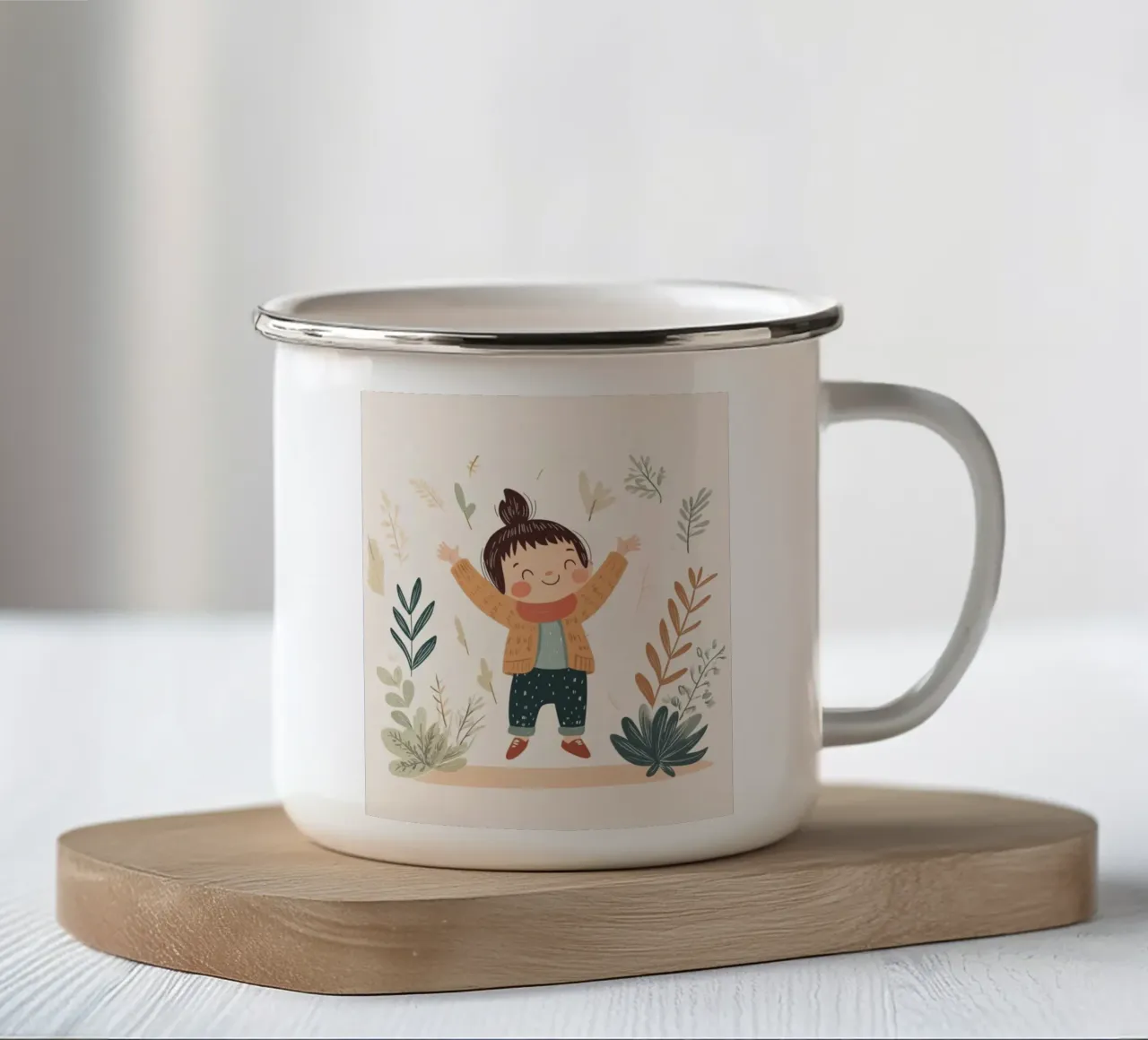 Ragazzo stravagante tazza in smalto da Happy Littles