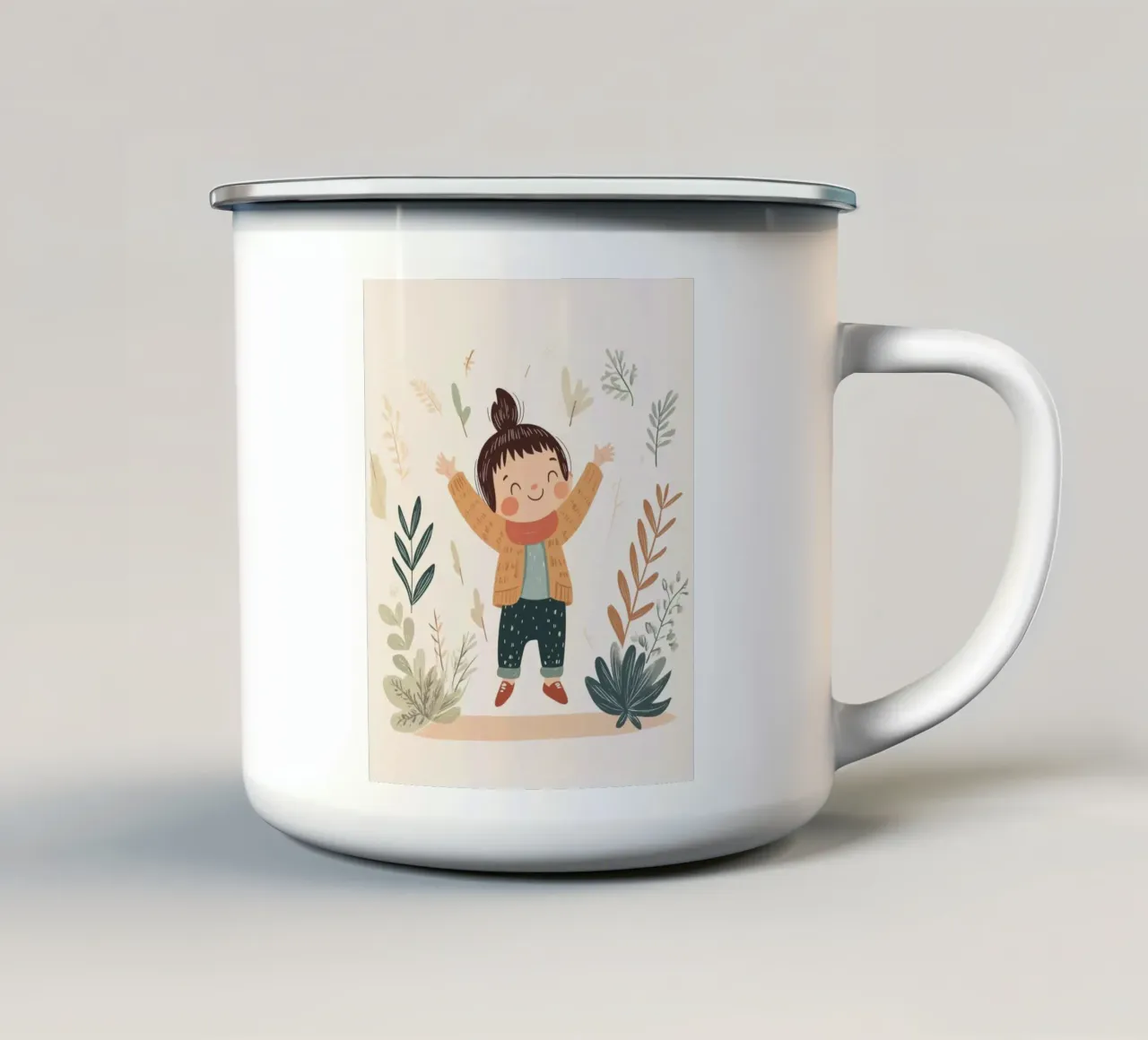 Ragazzo stravagante tazza in smalto da Happy Littles