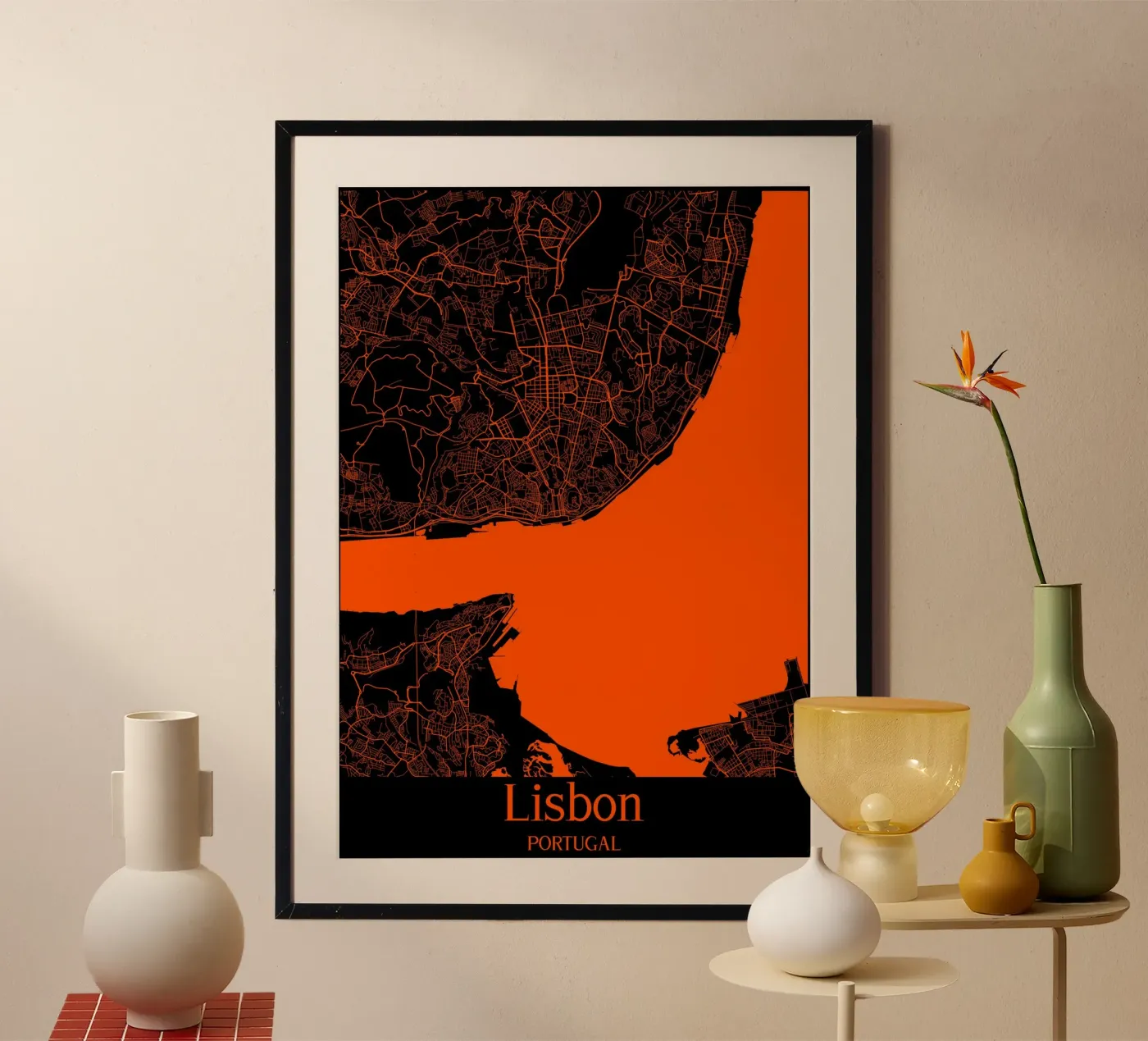 Lisbon poster van MiMap