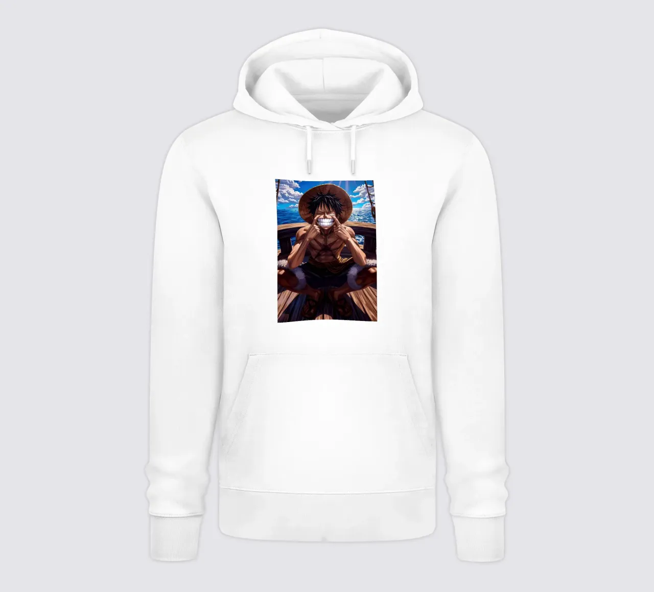 LUFFY ONE PIECE IN MARE felpa con cappuccio da posterindo