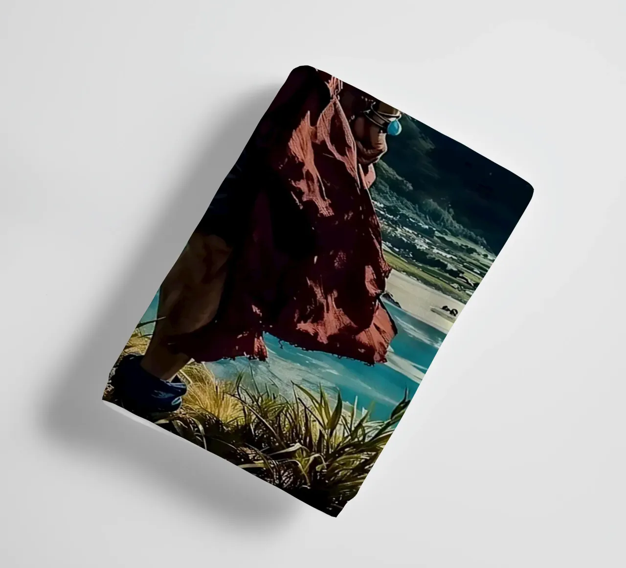 LUFFY PEZZO UNICO IN SPIAGGIA asciugamano da bagno da posterindo