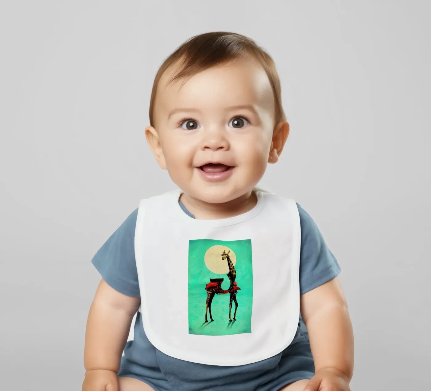 Giraffe bavaglino da Ali Gulec