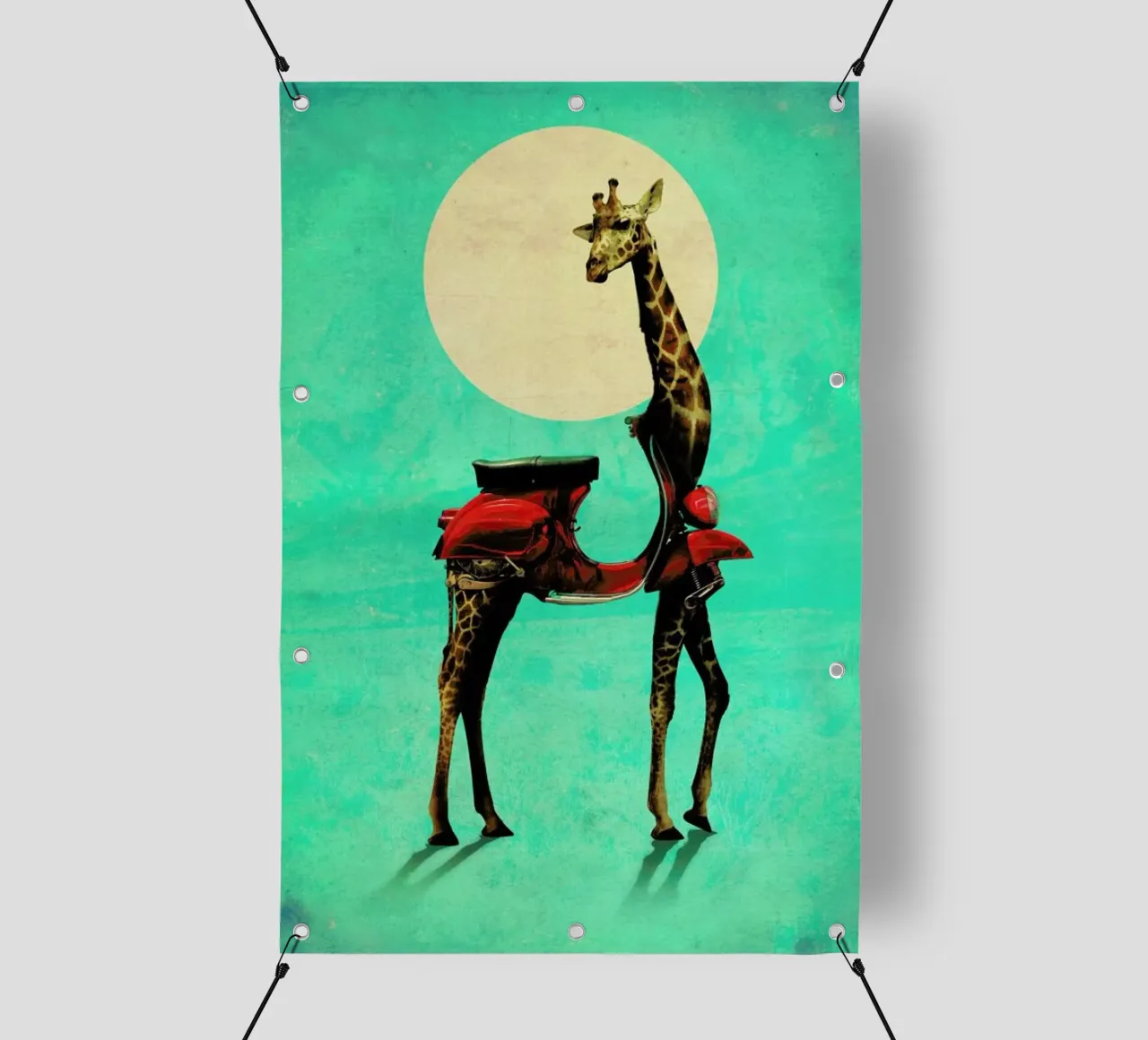 Giraffe telo in pvc da Ali Gulec