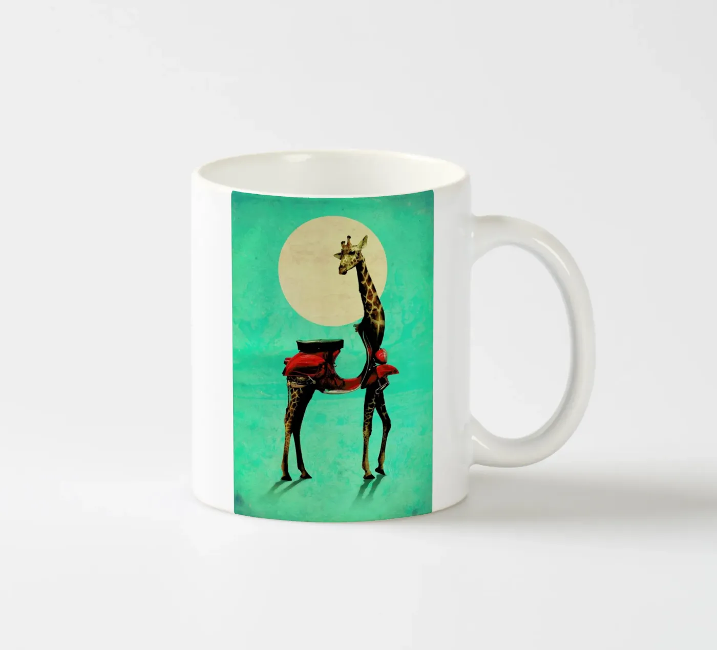 Giraffe ceramic mug by Ali Gulec