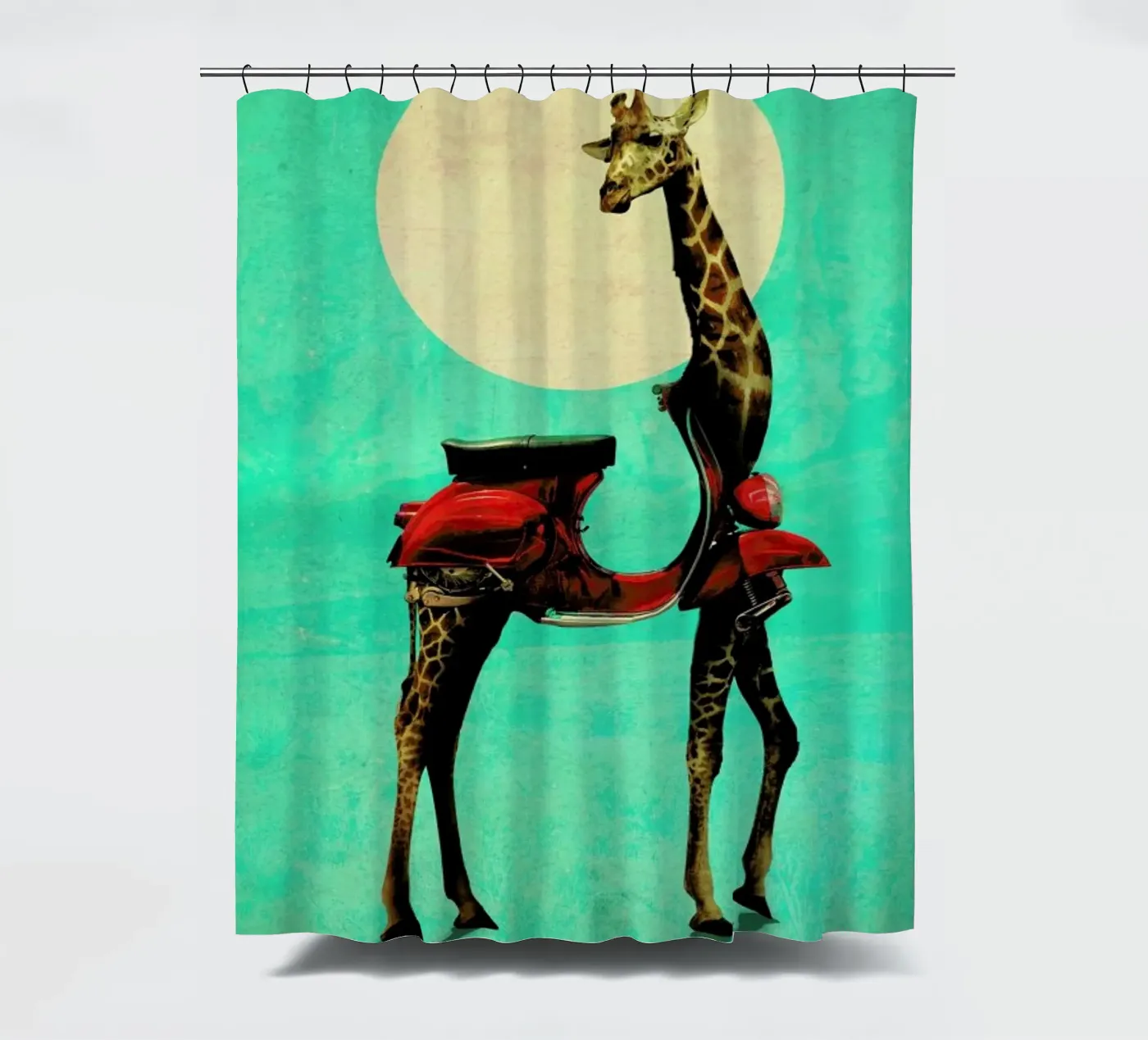 Giraffe Duschvorhang von Ali Gulec
