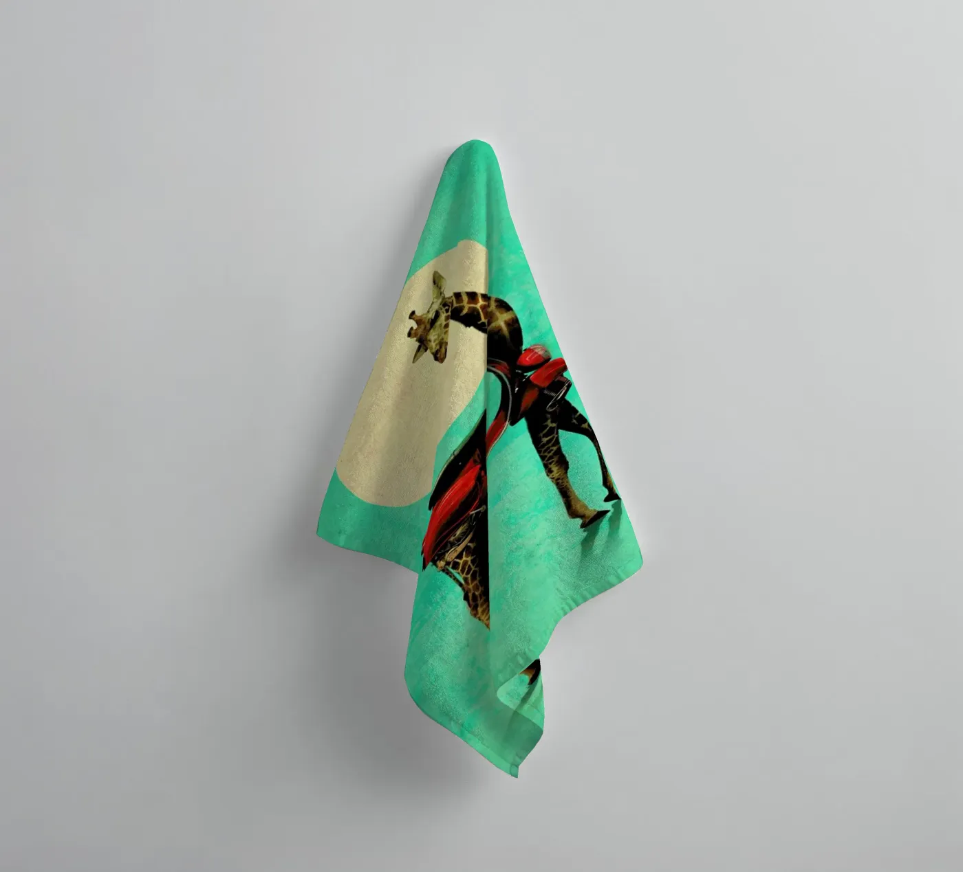 Giraffe Handtuch von Ali Gulec