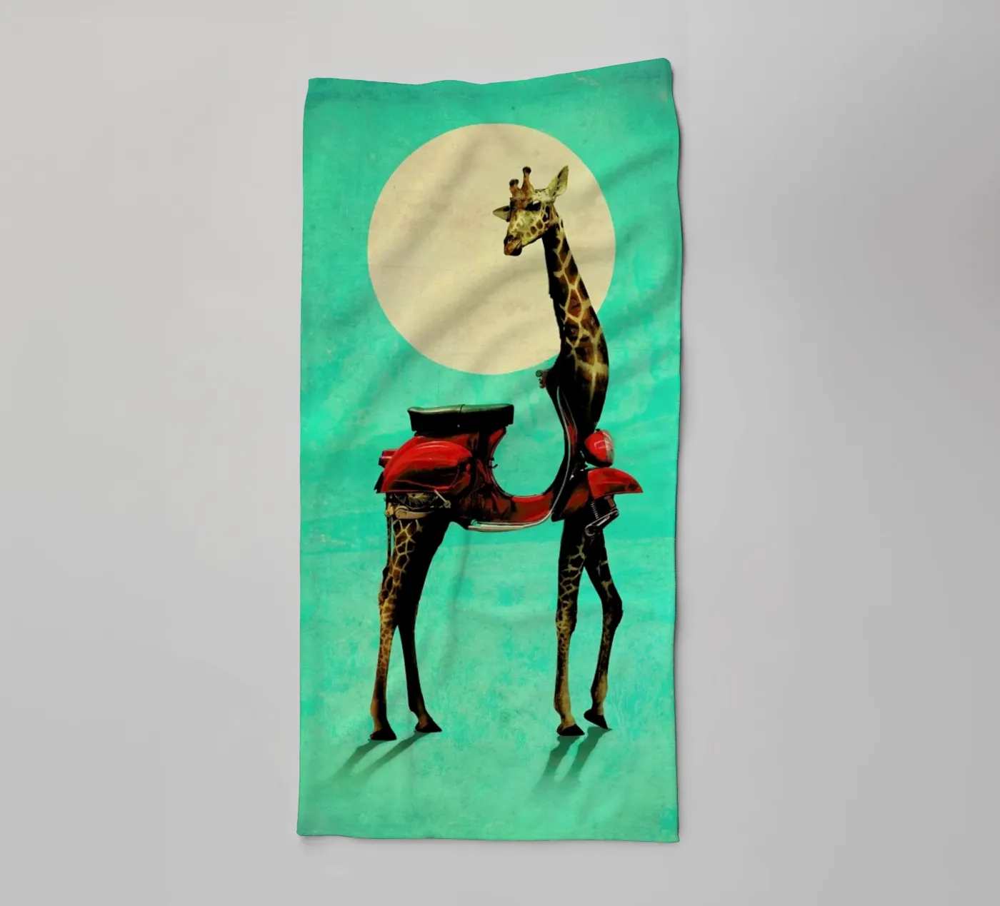 Giraffe Handtuch von Ali Gulec