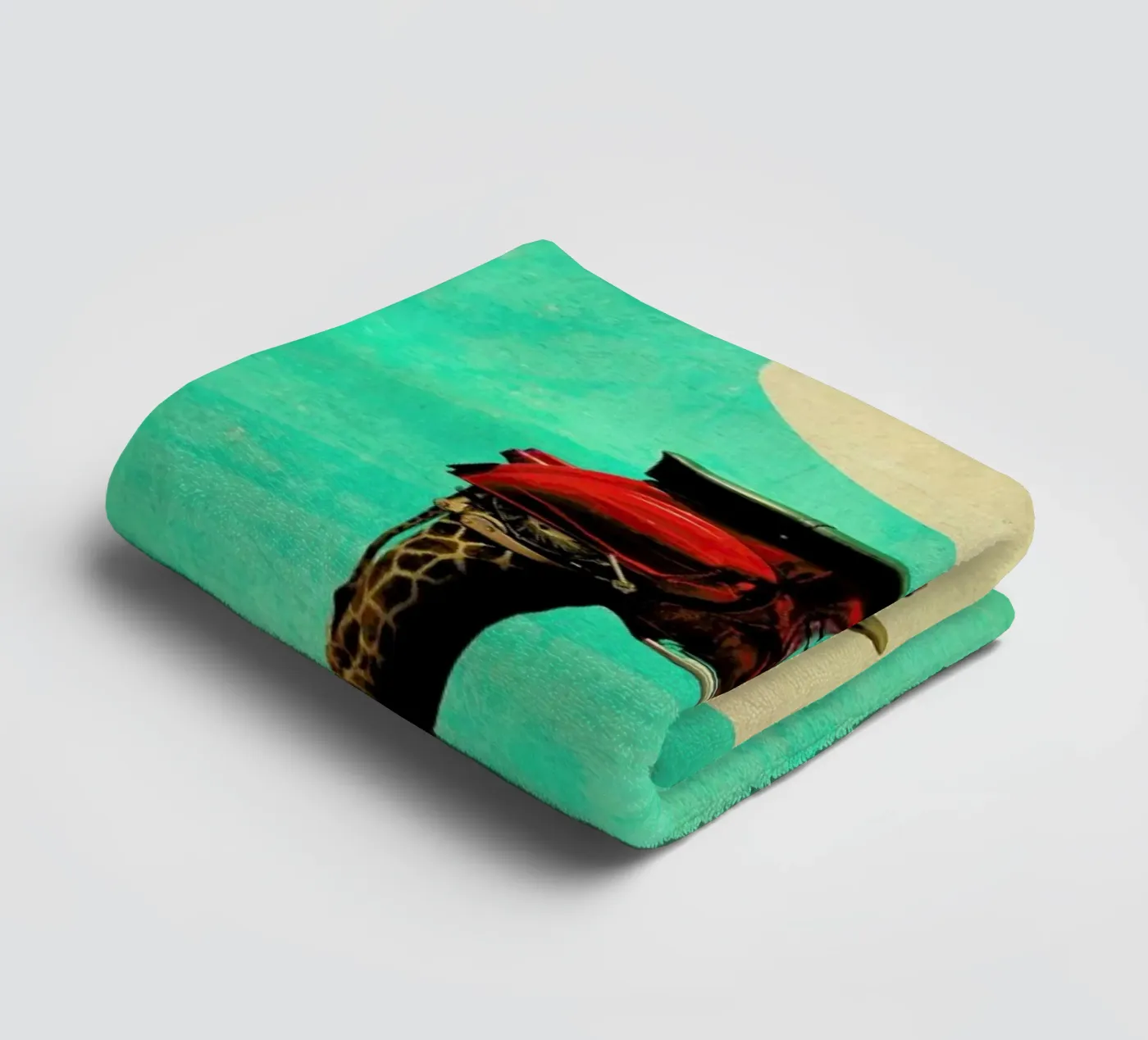 Giraffe Handtuch von Ali Gulec