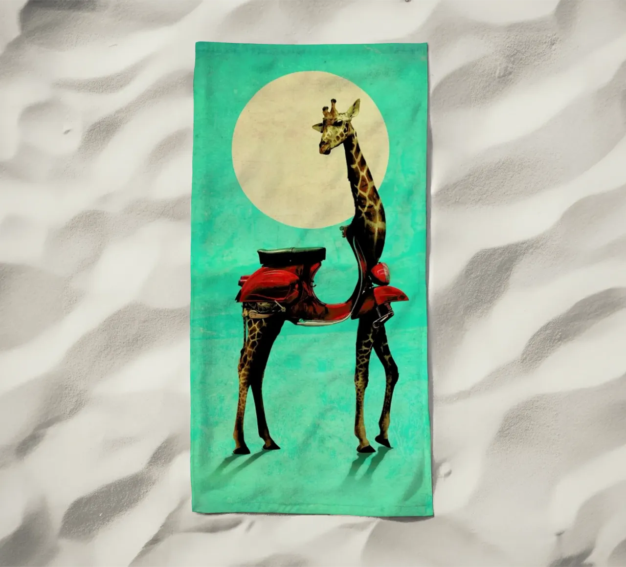 Giraffe telo mare da Ali Gulec