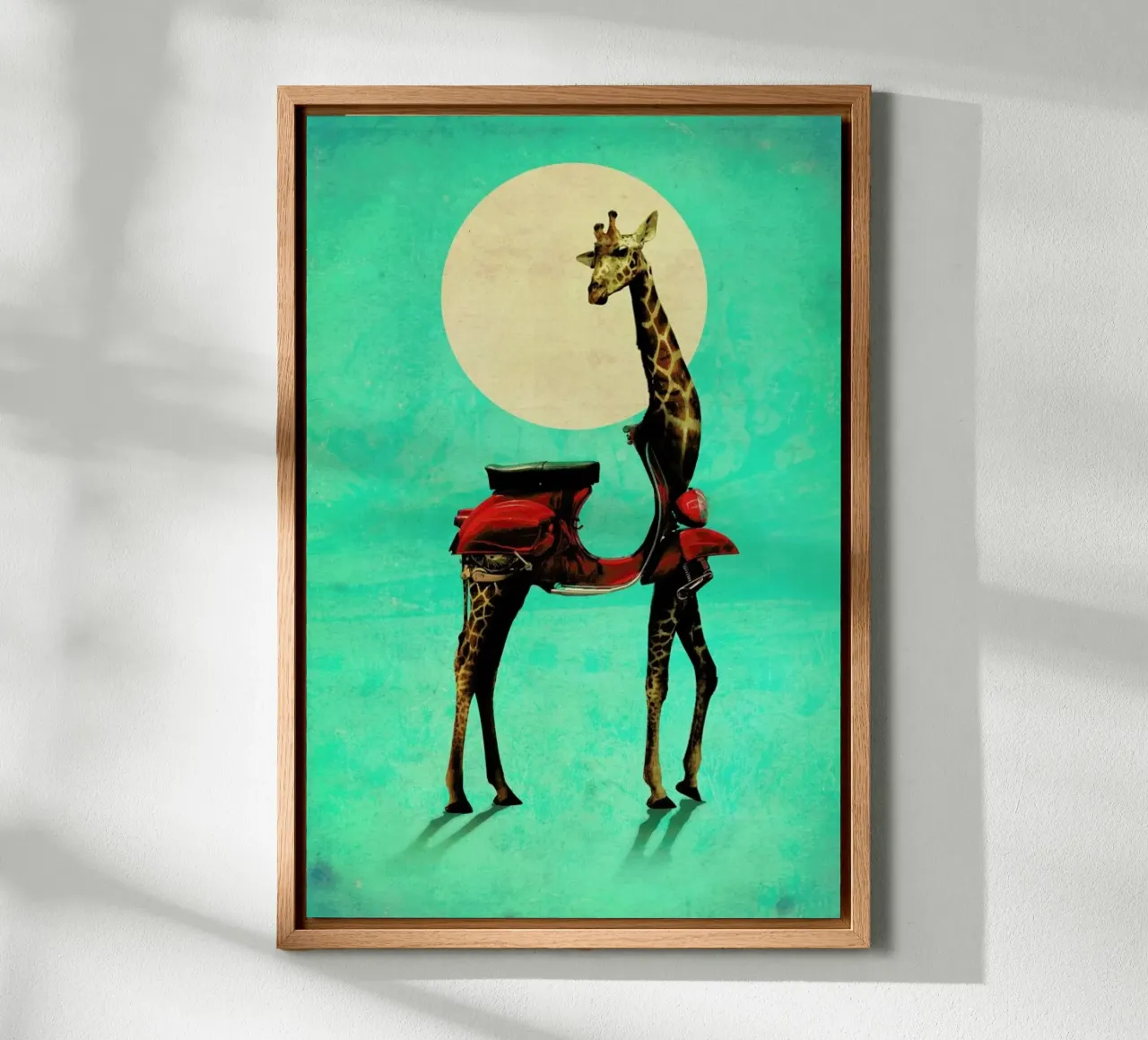 Giraffe alluminio dibond da Ali Gulec