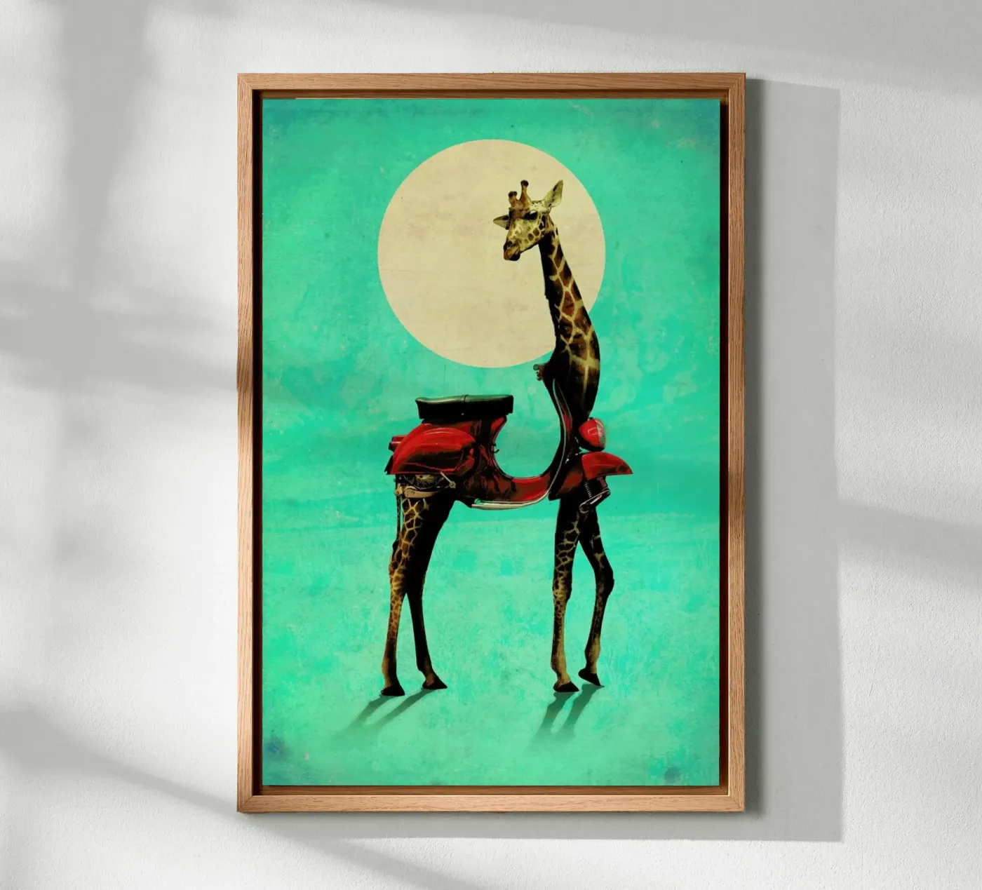 Giraffe forex-plaat van Ali Gulec