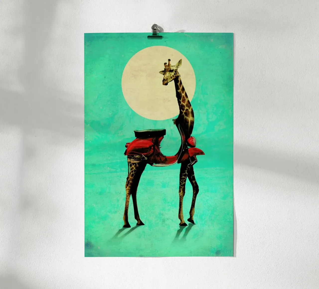 Giraffe poster da Ali Gulec