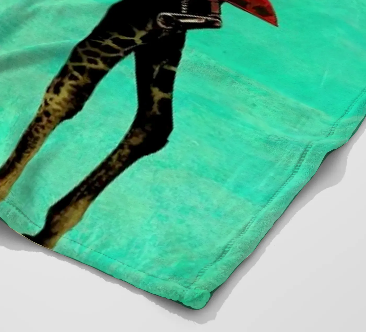 Giraffe fleecedeken van Ali Gulec