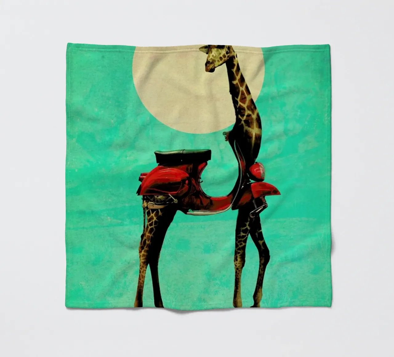 Giraffe Fleecedecke von Ali Gulec