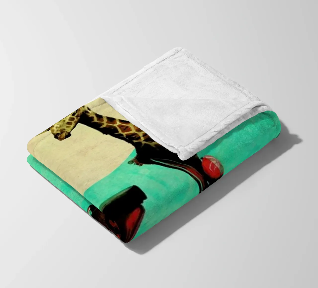 Giraffe Fleecedecke von Ali Gulec