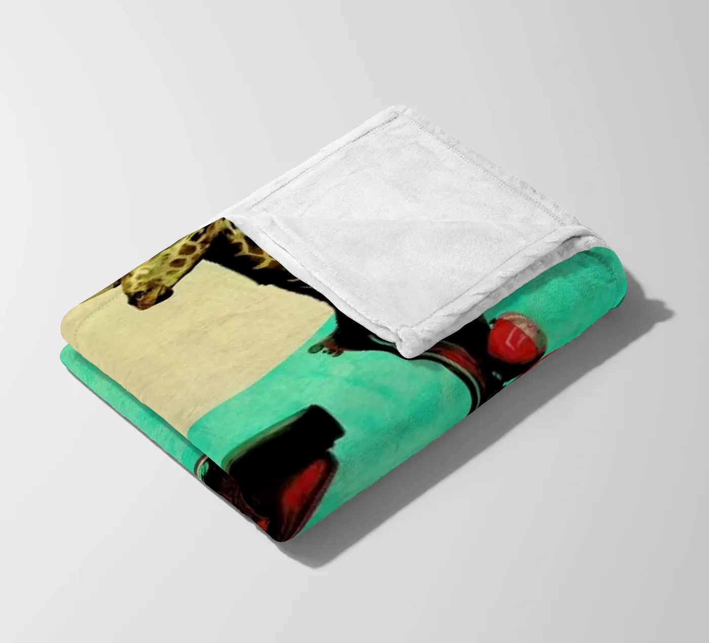 Giraffe fleecedeken van Ali Gulec