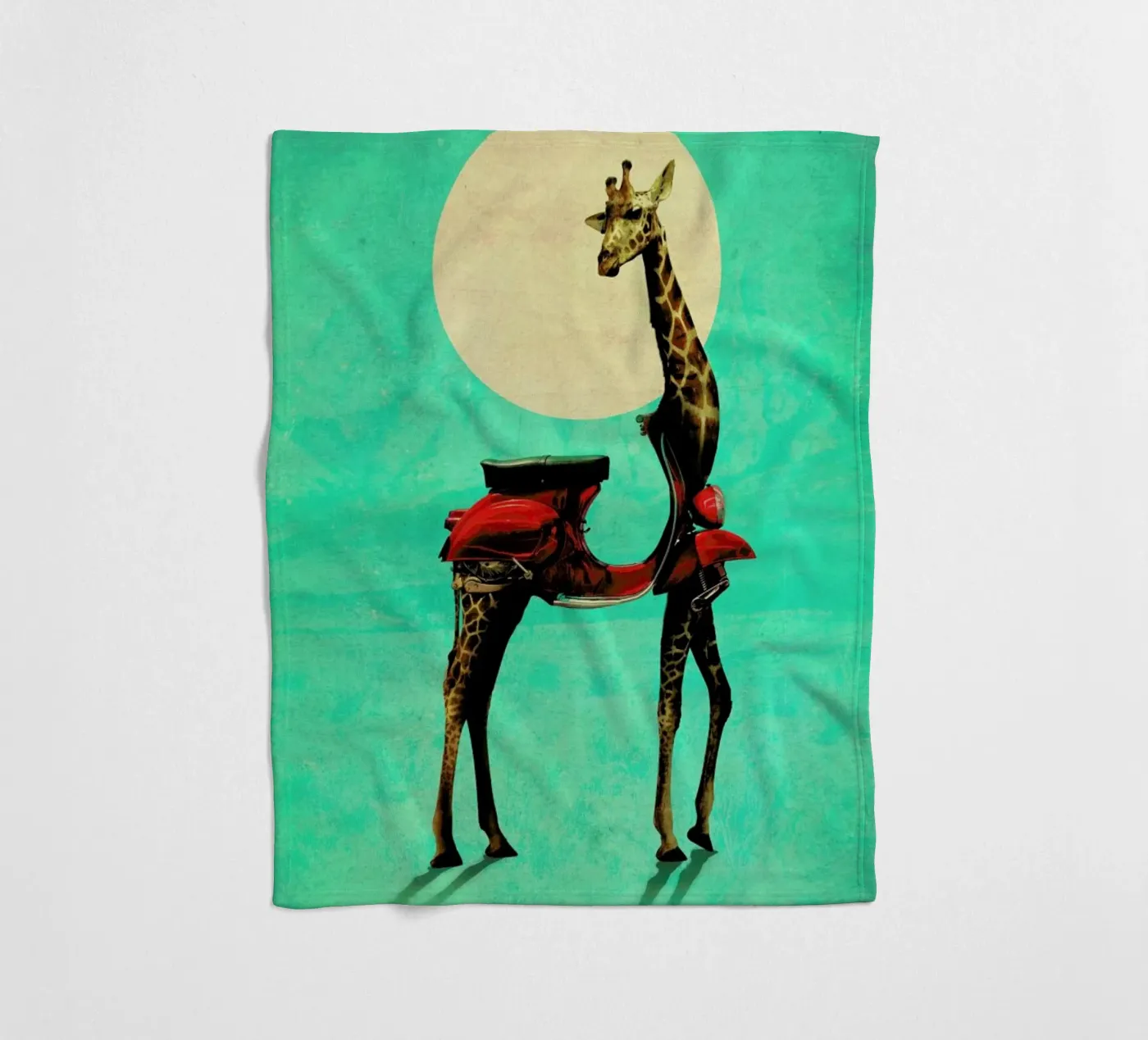 Giraffe fleecedeken van Ali Gulec