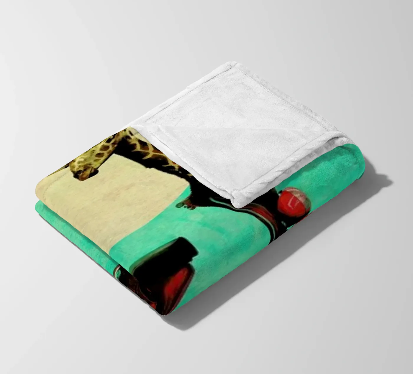 Giraffe fleecedeken van Ali Gulec