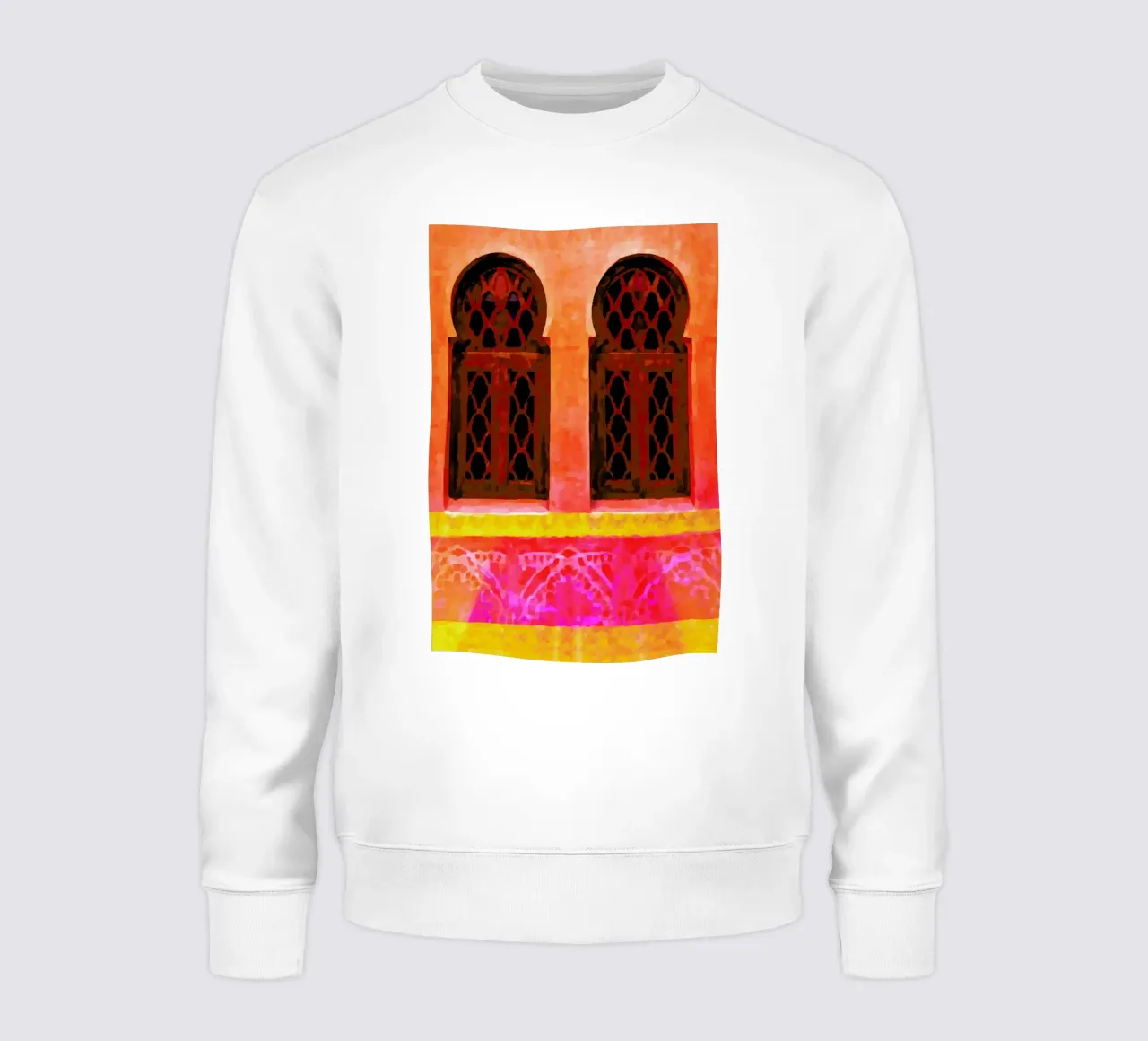 Morocco sweatshirt by Xchange Art Studio