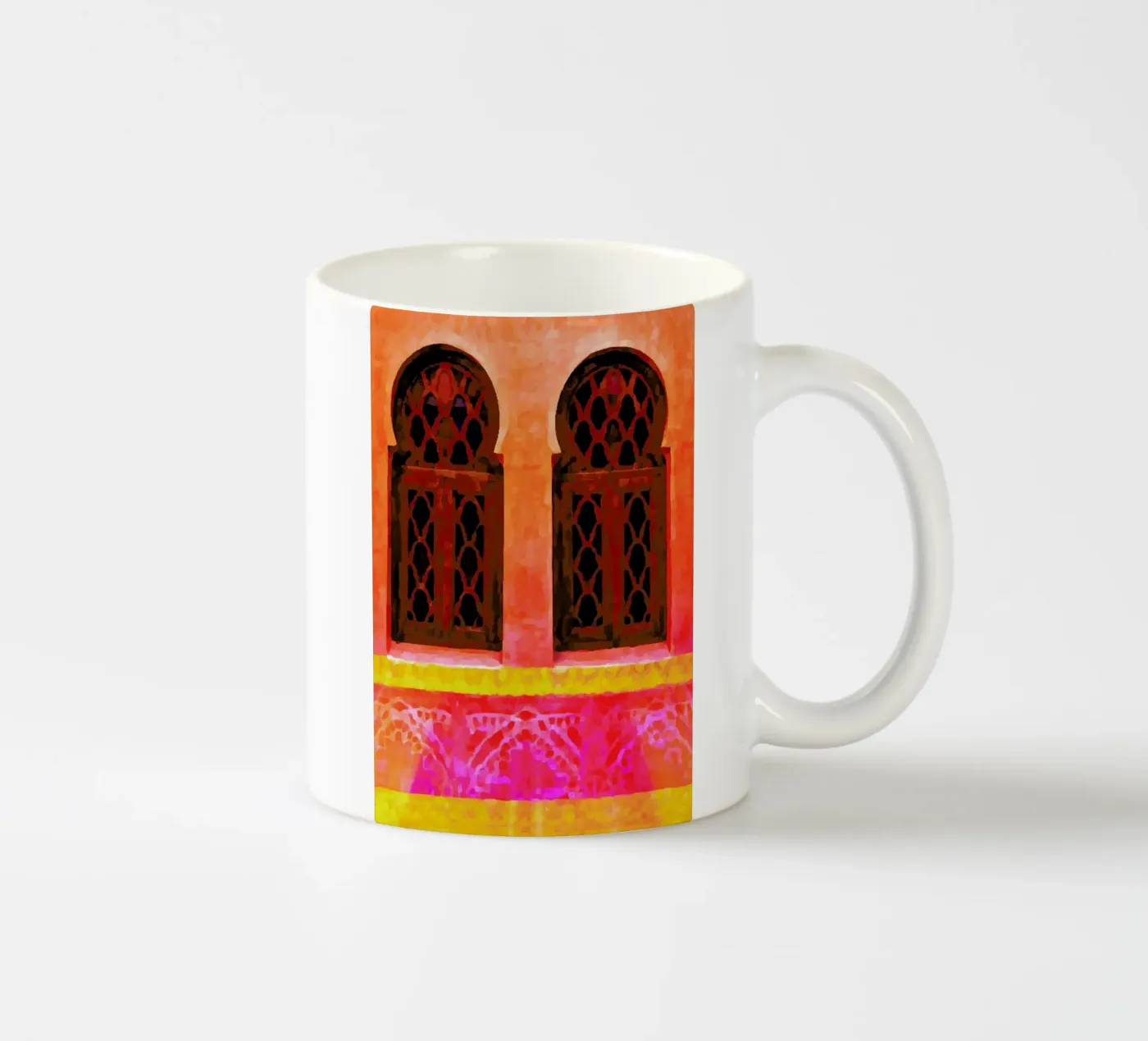 Morocco Keramik Tasse von Xchange Art Studio