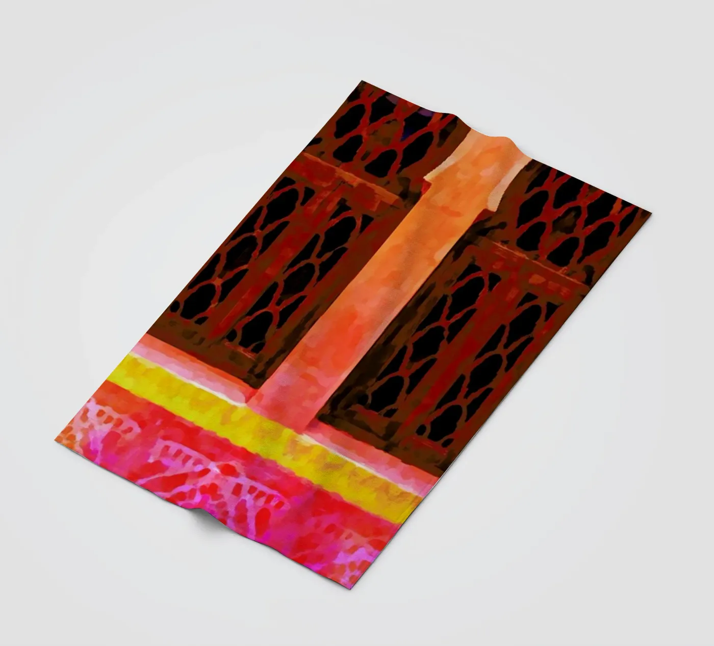 Morocco Fleecedecke von Xchange Art Studio