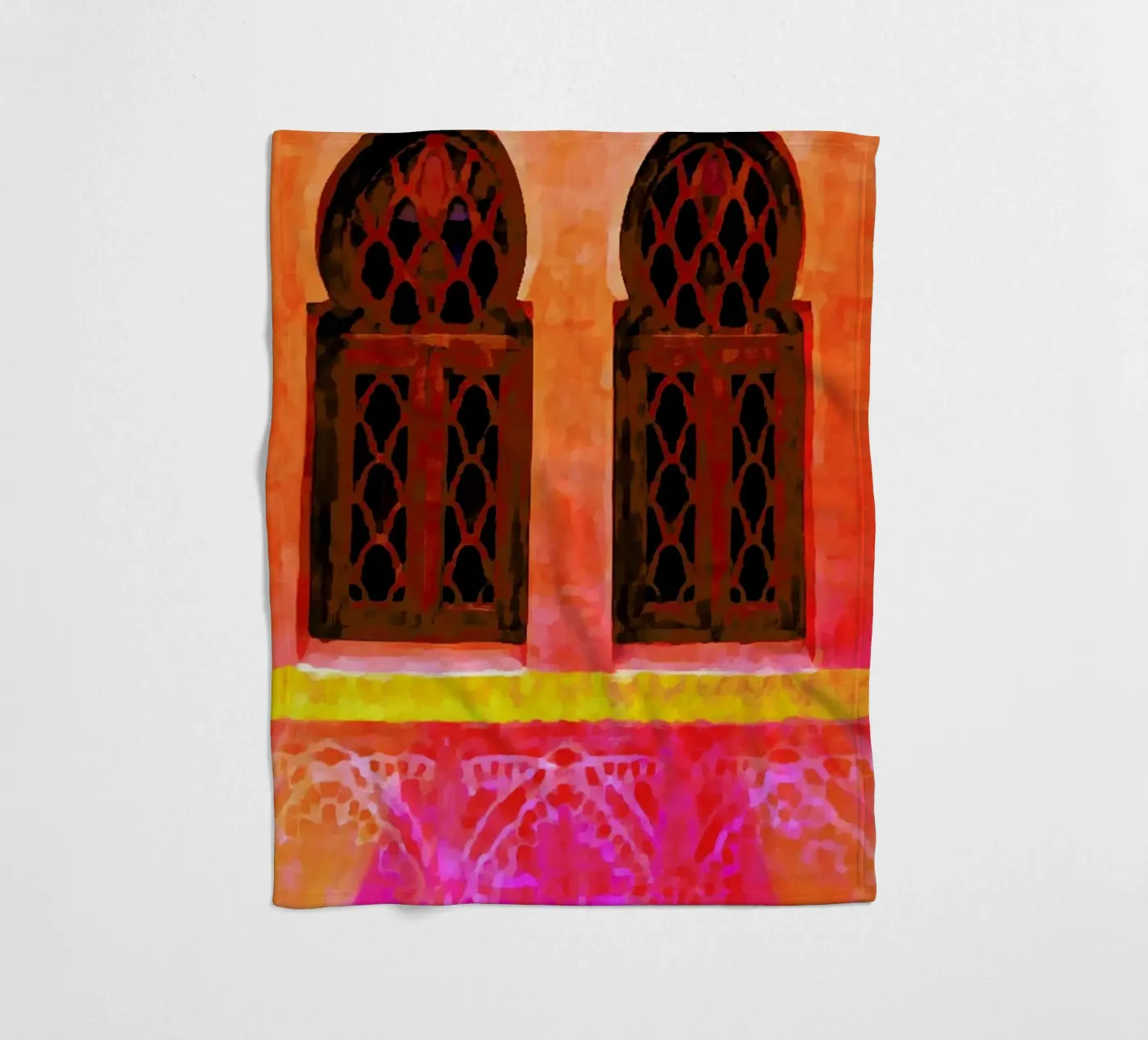 Morocco coperta in pile da Xchange Art Studio