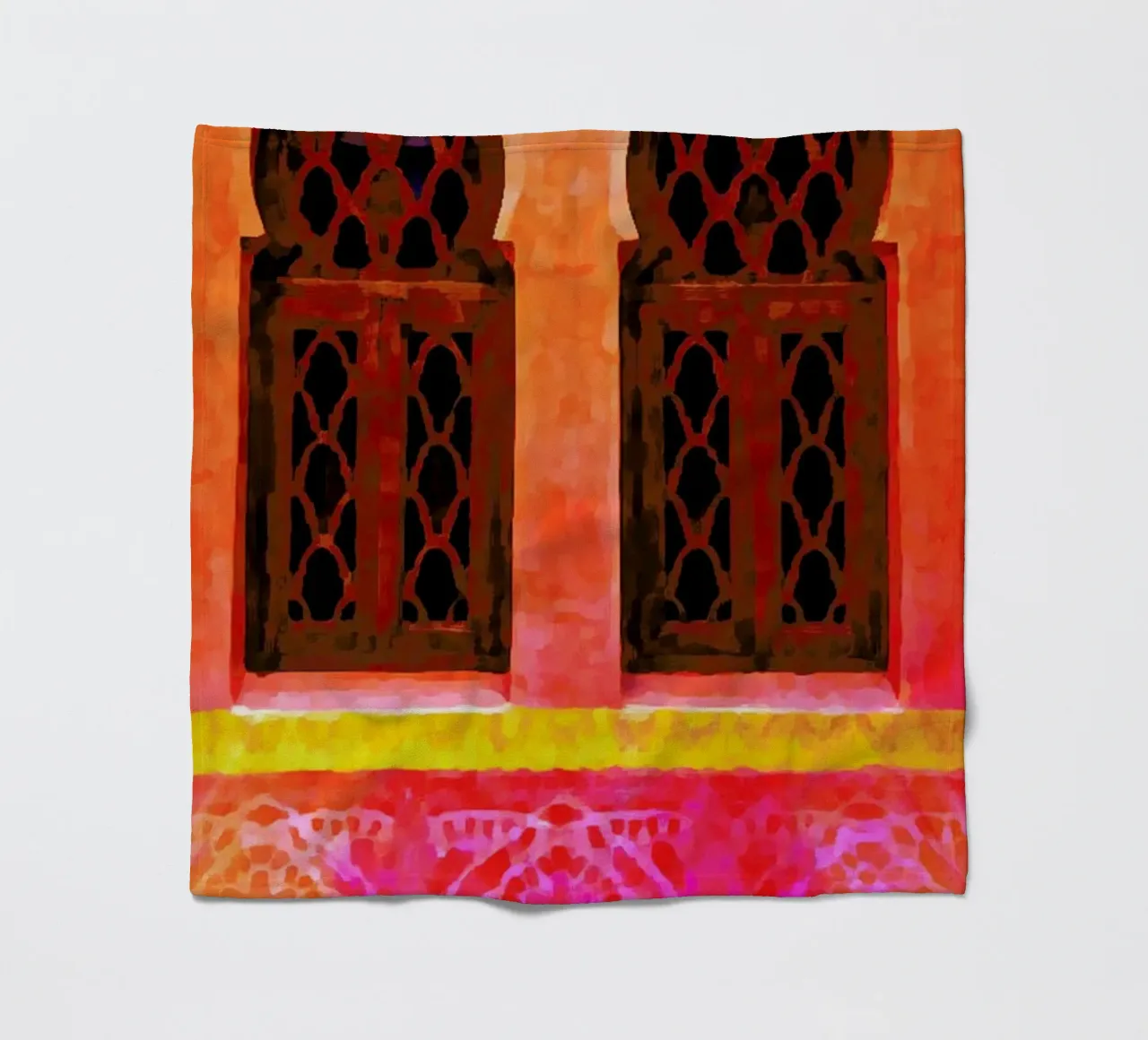 Morocco Fleecedecke von Xchange Art Studio