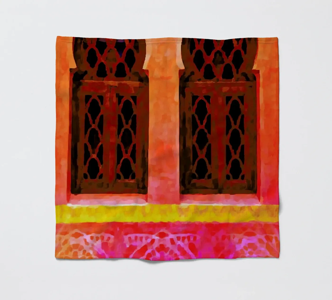 Morocco Fleecedecke von Xchange Art Studio