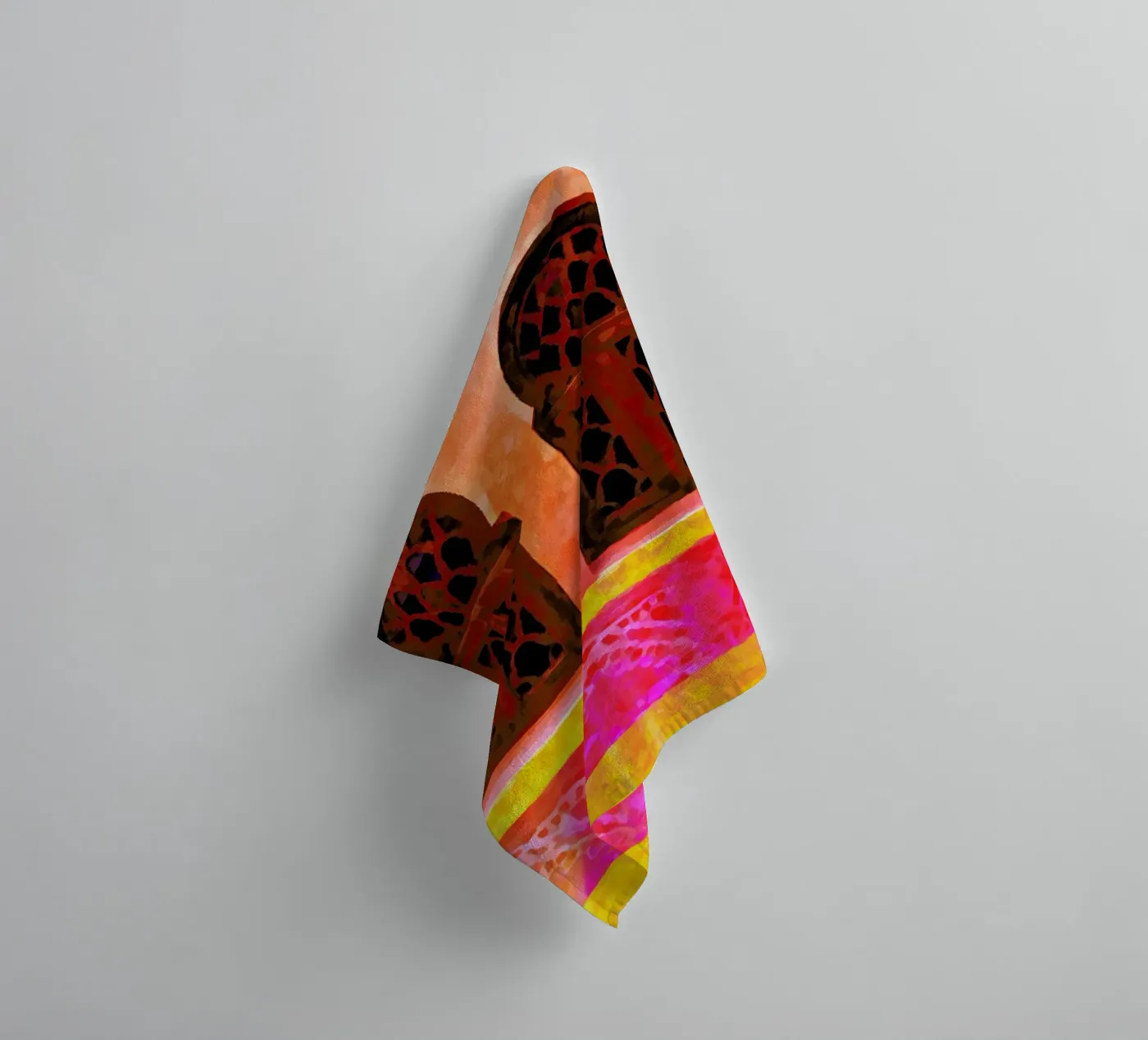 Morocco badhanddoek van Xchange Art Studio