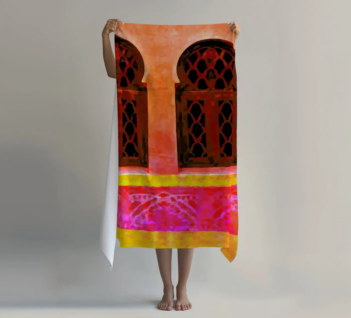 Morocco strandhanddoek van Xchange Art Studio