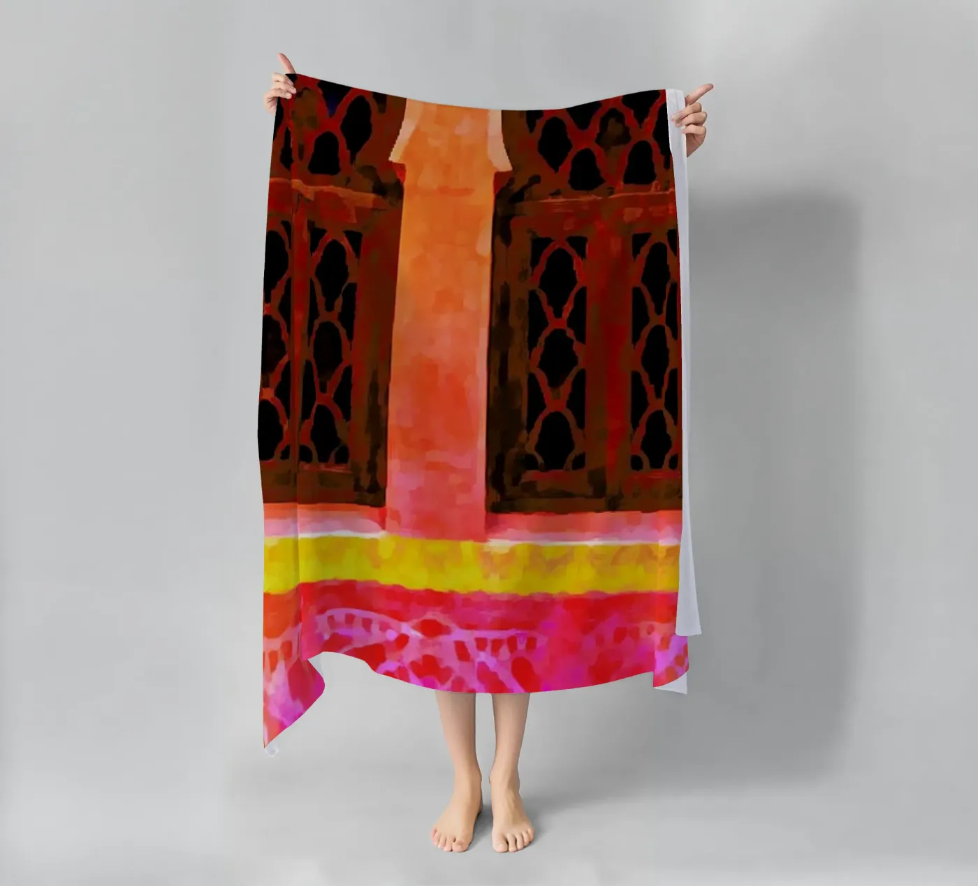 Morocco strandhanddoek van Xchange Art Studio