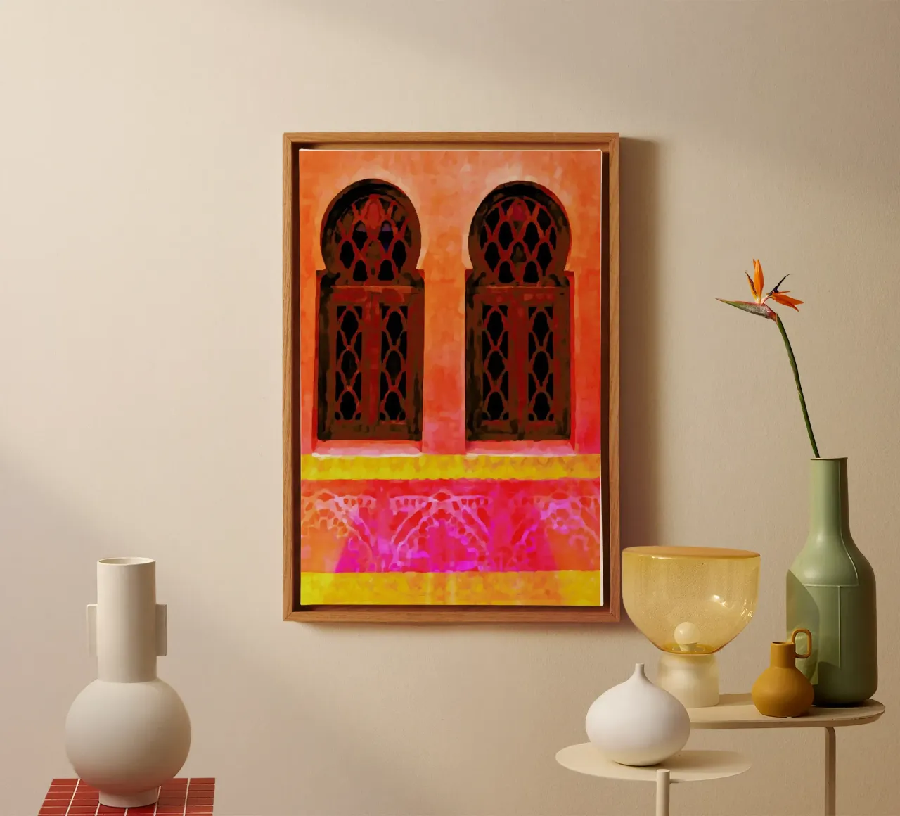 Morocco tela con Cornice a cassetta da Xchange Art Studio