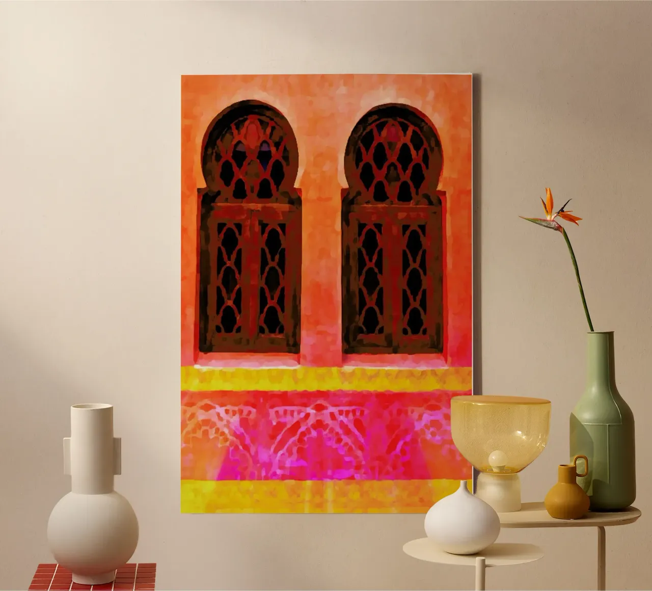 Morocco tela con Cornice a cassetta da Xchange Art Studio