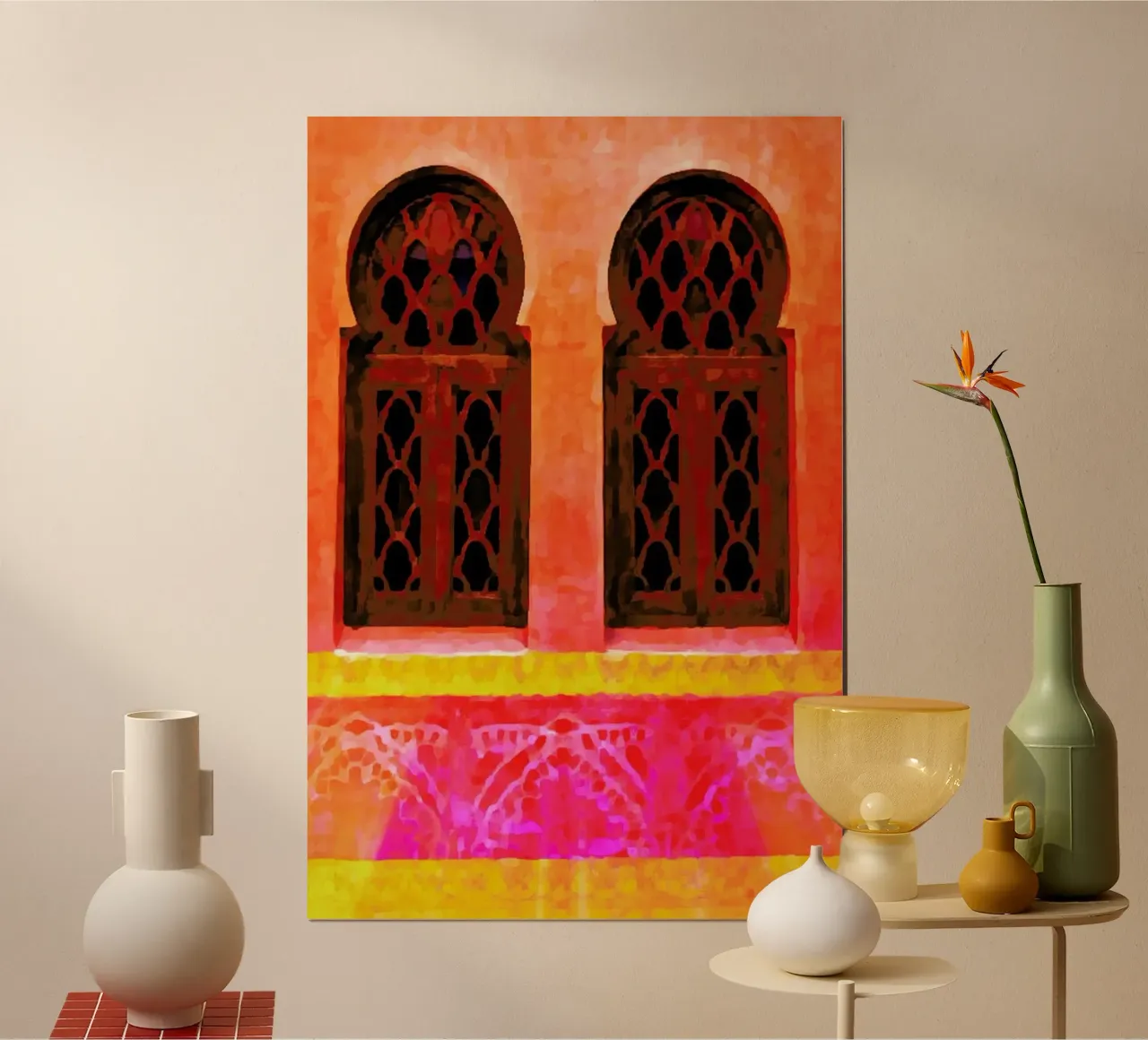 Morocco poster con telaio in alluminio da Xchange Art Studio