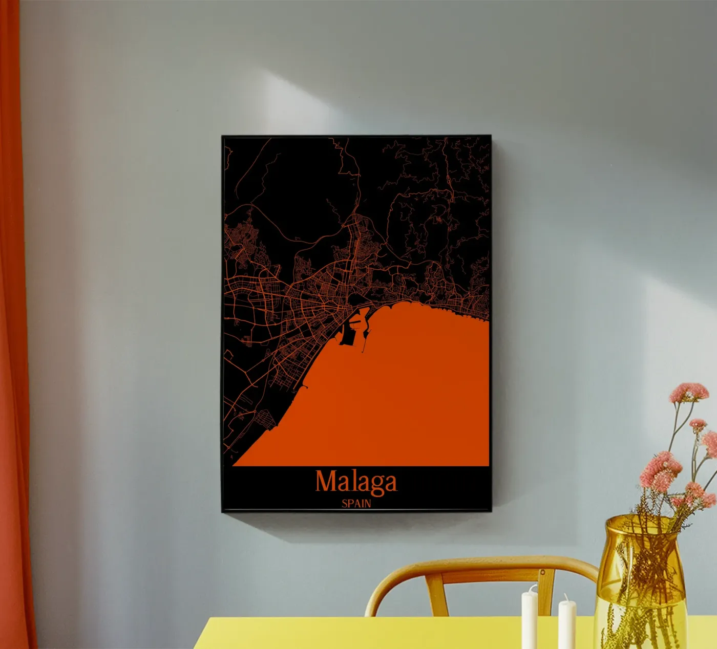 Malaga acryl van MiMap