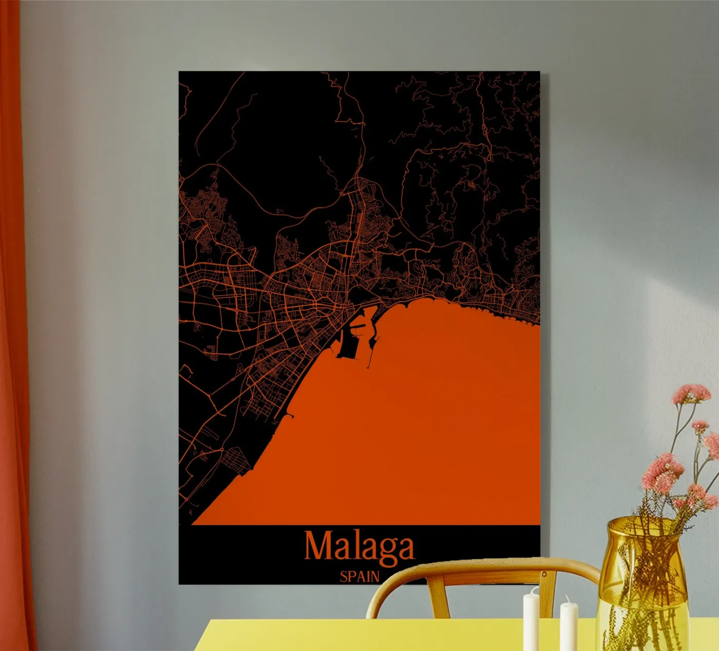 Malaga acryl van MiMap