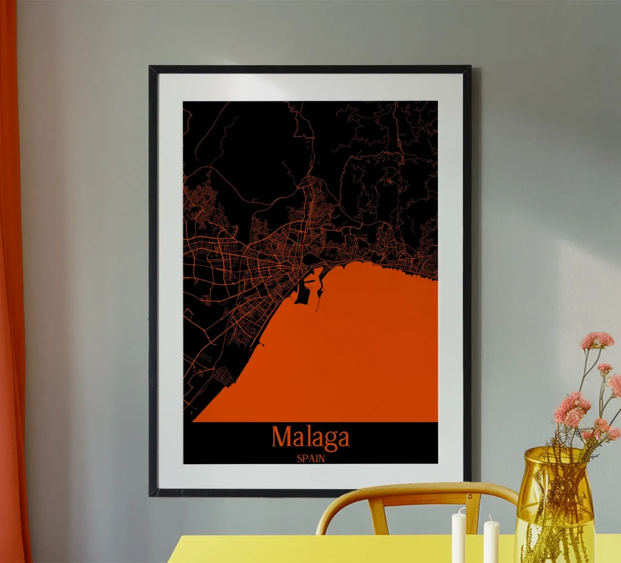 Malaga poster da MiMap