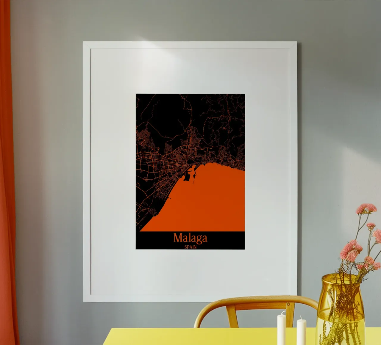 Malaga poster da MiMap