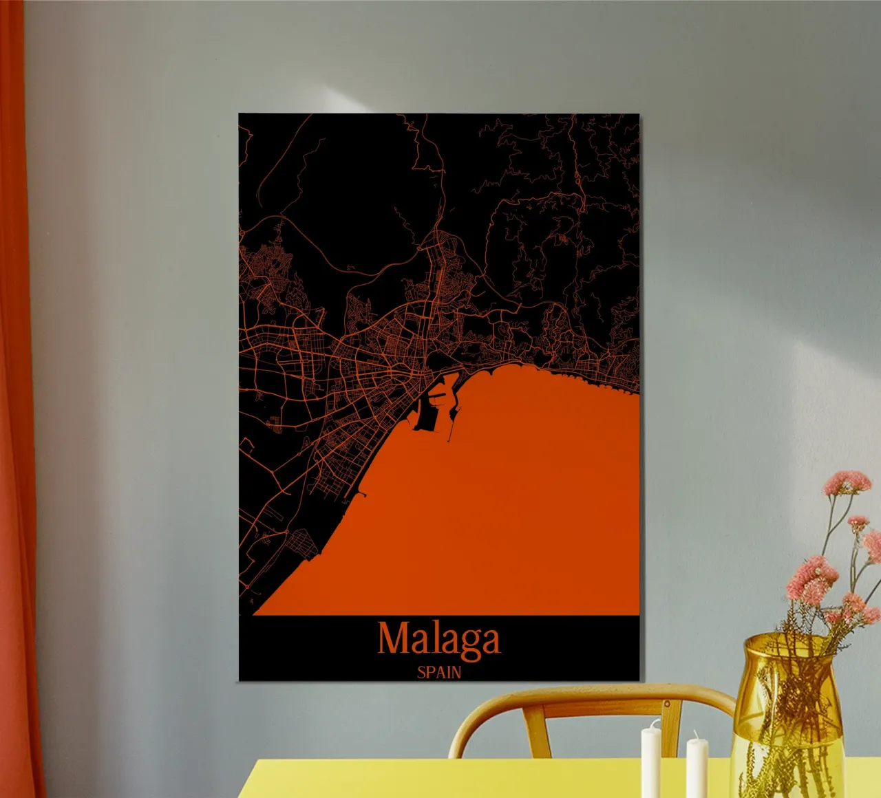 Malaga poster da MiMap