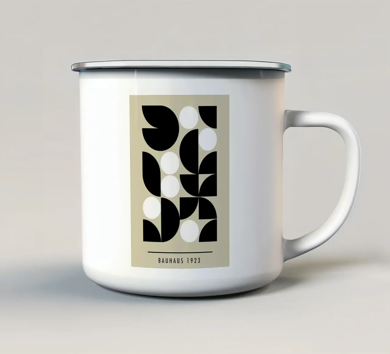 Bauhaus 1923 tazza in smalto da Narciso