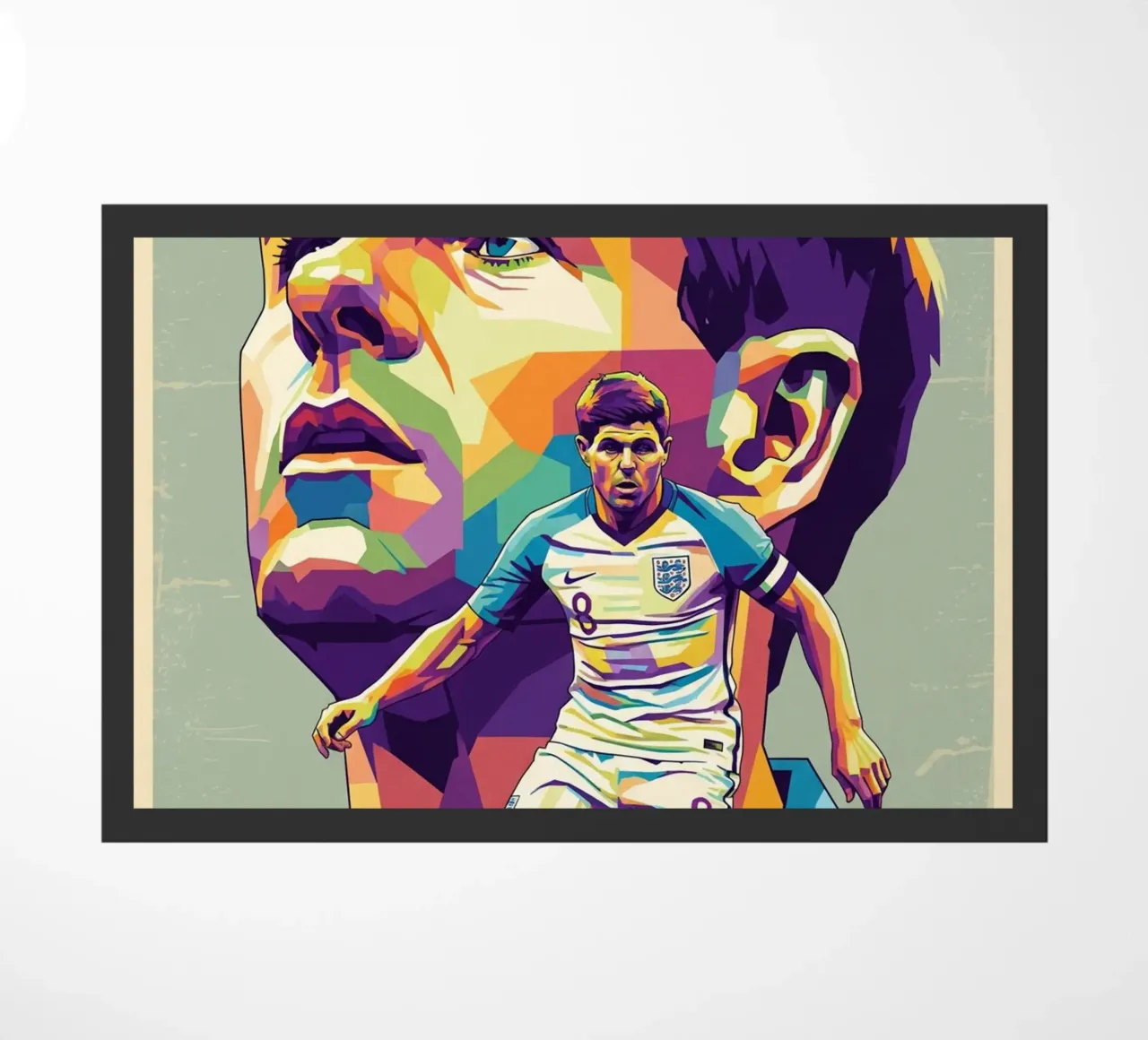 Steven Gerrard pop art zerbino da Hantamrata