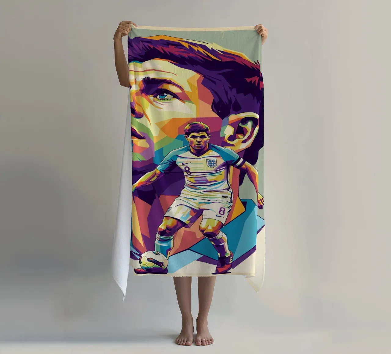 Steven Gerrard pop art telo mare da Hantamrata