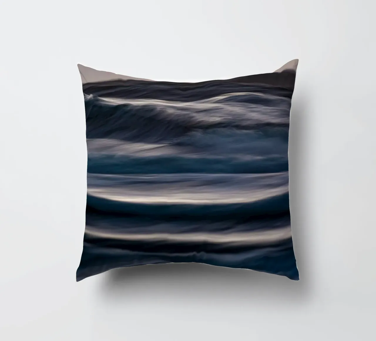 The Uniqueness of Waves XXIX decorative cushion by Tal Paz-Fridman