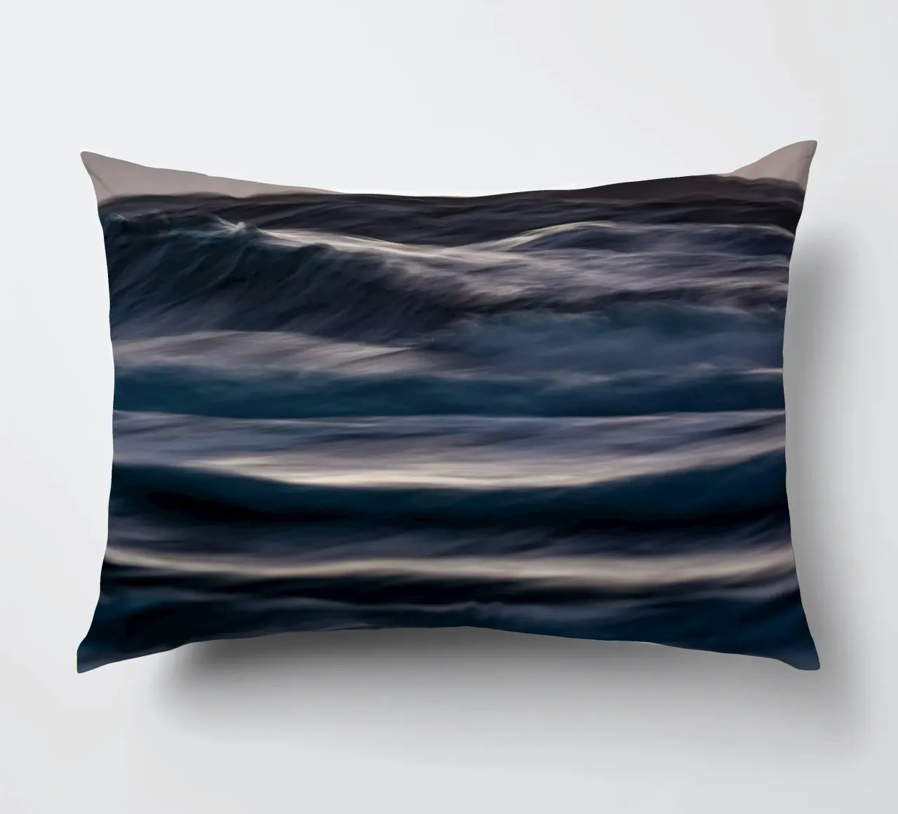 The Uniqueness of Waves XXIX decorative cushion by Tal Paz-Fridman