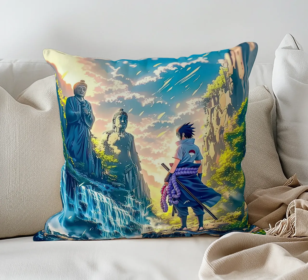 NARUTO SHIPPUDEN cuscino da posterindo
