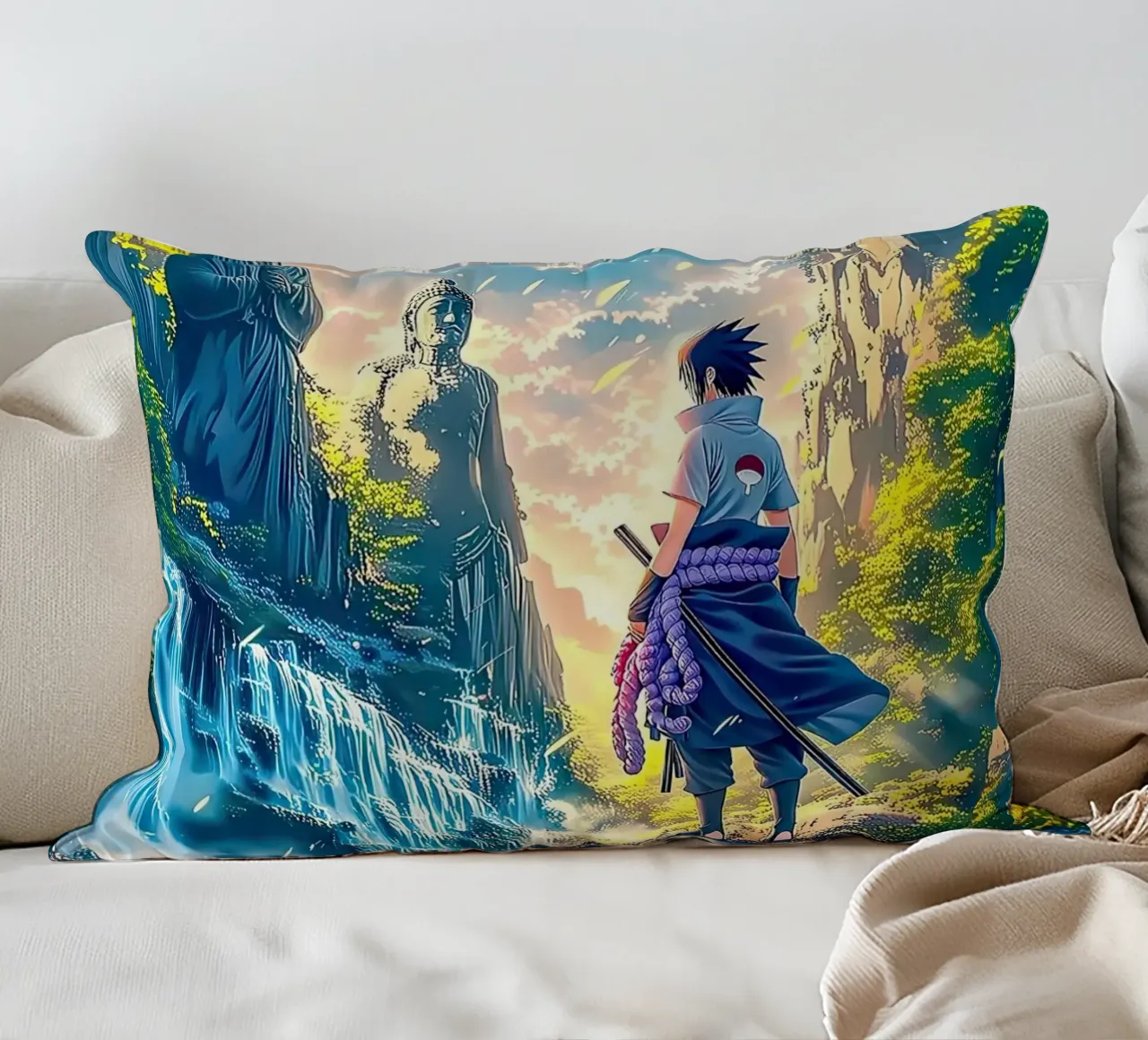 NARUTO SHIPPUDEN cuscino da posterindo
