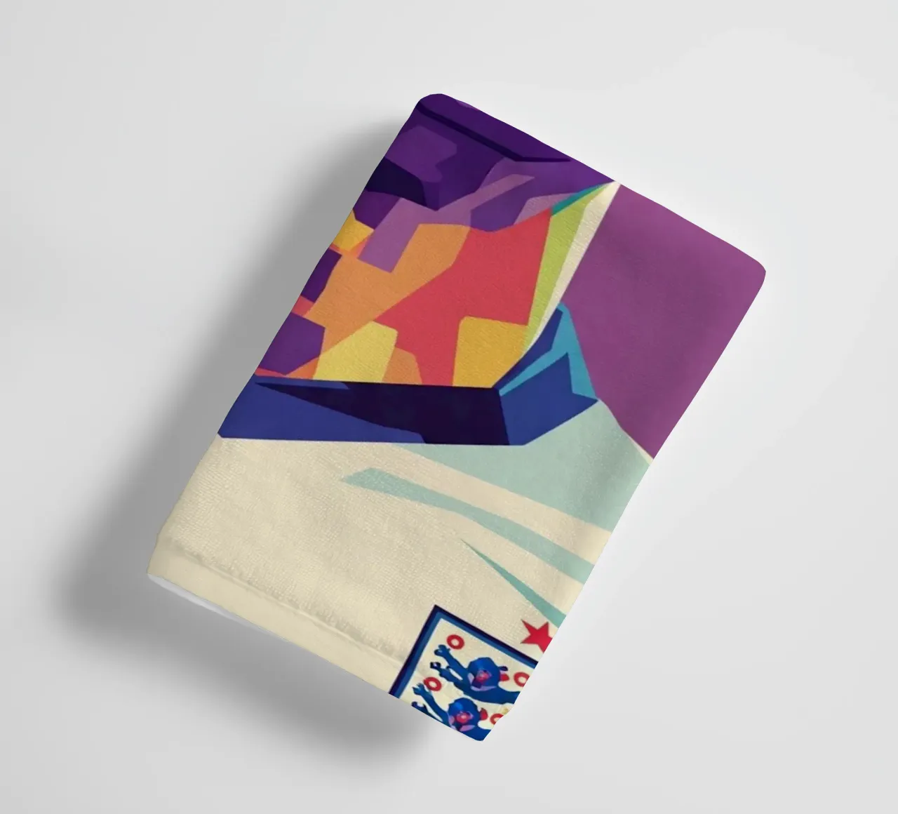 Steven Gerrard pop art portrait towel by Hantamrata