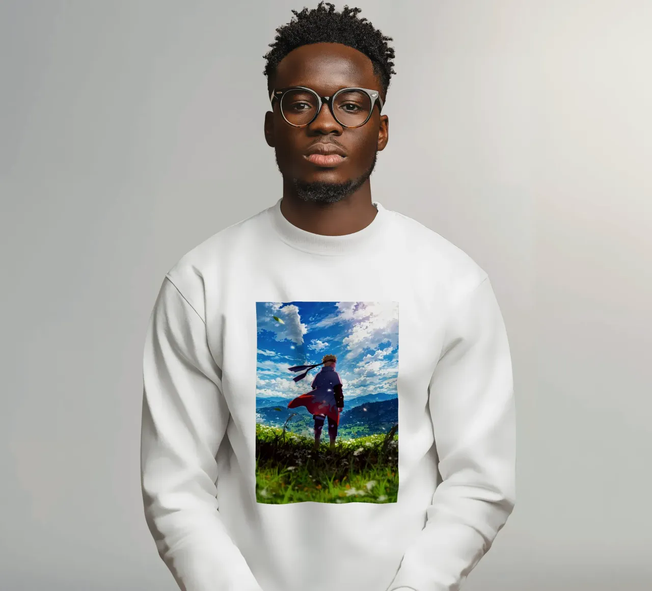 NARUTO SHIPPUDEN felpa da posterindo
